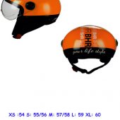 04822  CASCO DEMI-JET M COOL DRIVE ARANCIO OPACO ONE 801