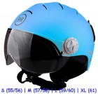 01096  CASCO DEMI-JET XL AZZURRO OPACO SKI 820